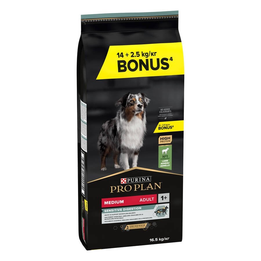 Pro Plan Kuzu Etli Yetişkin Köpek Maması Medium Sensitive 16,5 Kg