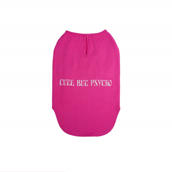 Petsepetimde Collection Cute But Psycho Tişört Pembe