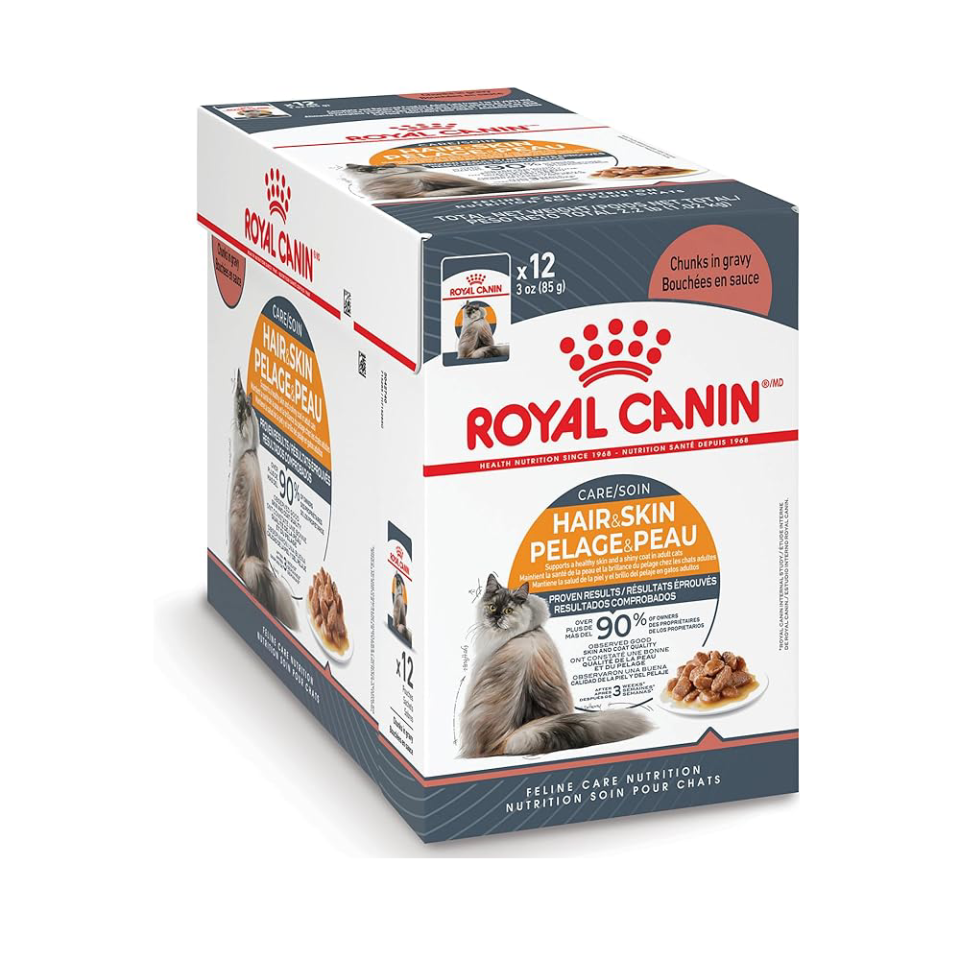 Royal Canin Pouch Gravy Hair & Skin Care Yetişkin Kedi Yaş Maması 12X85 Gr