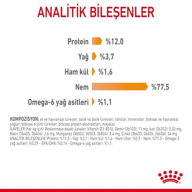 Royal Canin Pouch Gravy Hair & Skin Care Yetişkin Kedi Yaş Maması 12X85 Gr