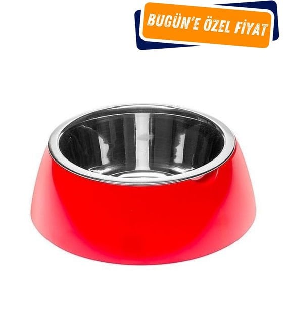 Ferplast JOLIE ÇELİK MAMA KABI / KIRMIZI / LARGE
