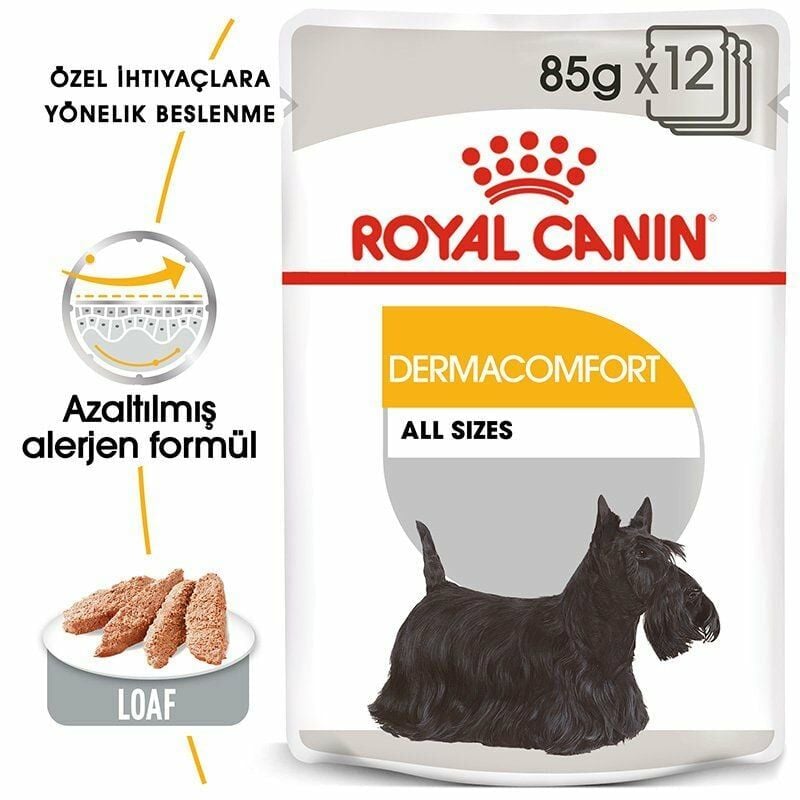 Royal Canin Dermacomfort Loaft Yaş Köpek Maması 12X85 Gr