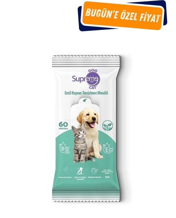 Ferplast SPRME CAT DOG YEŞİL ÇAYLI TEMİZLEME MENDİLİ