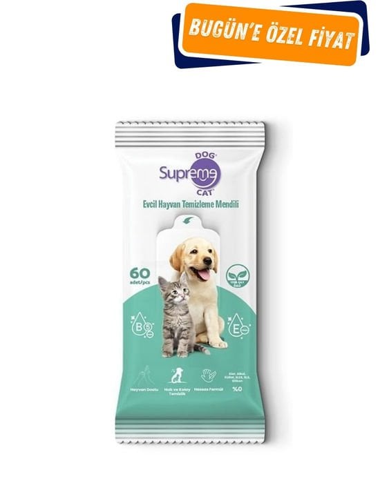 Ferplast SPRME CAT DOG YEŞİL ÇAYLI TEMİZLEME MENDİLİ