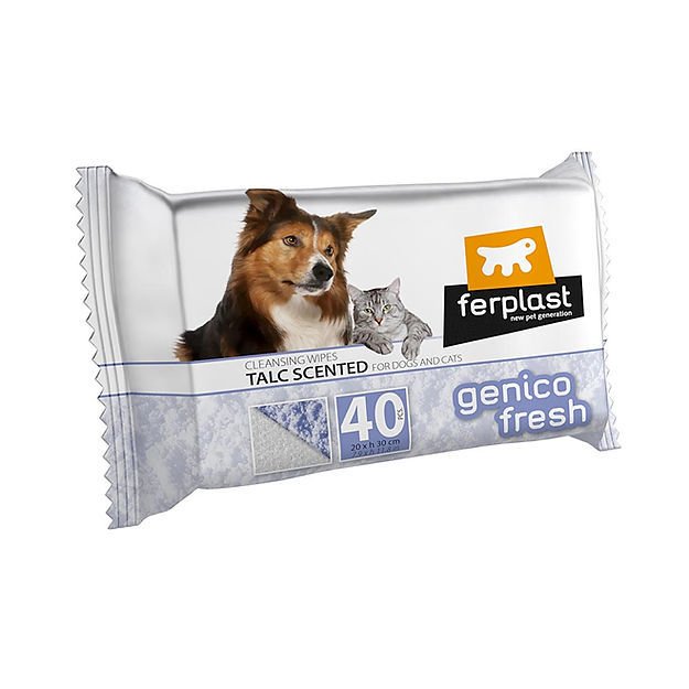 Ferplast GENICO FRESH KEDİ-KÖPEK ISLAK MENDİL / PUDRA