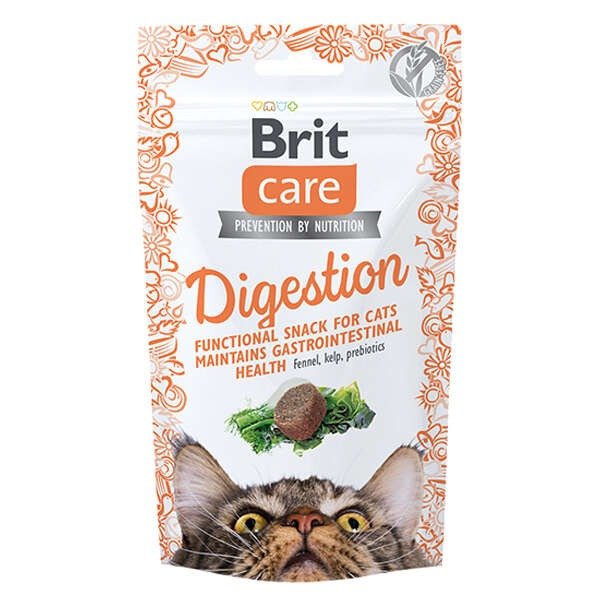 Brit Care Digestion Sindirim Sistemi Destekleyici Tahılsız Kedi Ödül Maması 50 Gr