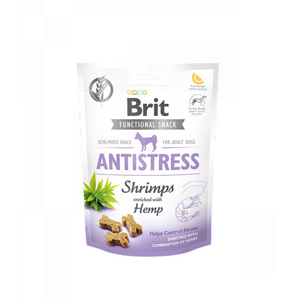 Brit Anti-Stress Kenevirli ve Karidesli Sakinleştirici Etkili Köpek Ödülü 150 Gr