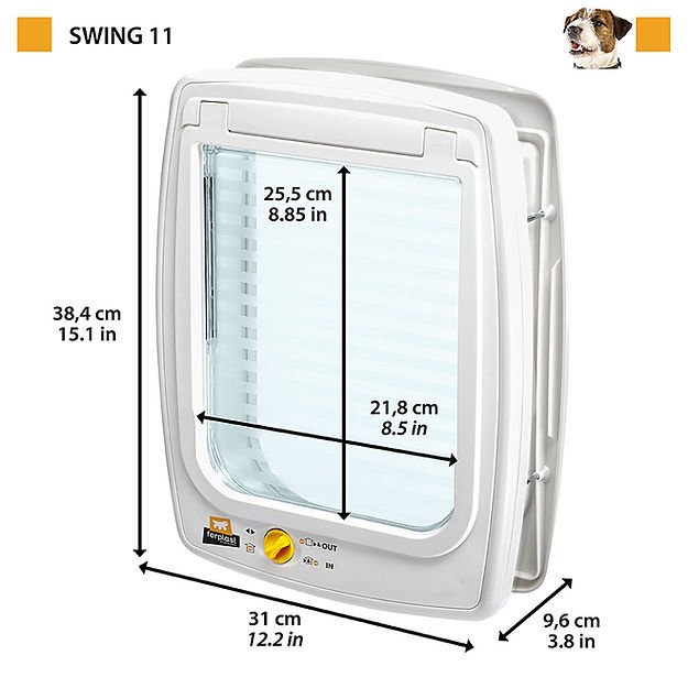 Ferplast Swing 11 Köpekler için Kapı Beyaz
