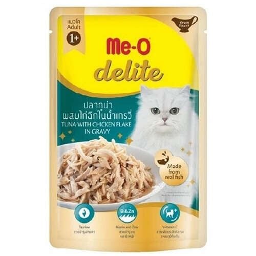 Me-O Delite Pouch Ton Balığı ve Tavuklu Kedi Konservesi 70gr