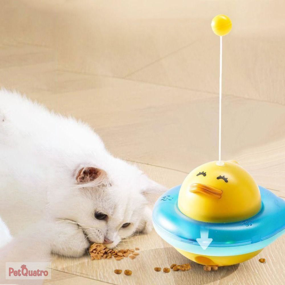 Petquatro KEDİ ÖRDEK MODEL MAMA ATICI HACIYATMAZ OYUNCAĞI