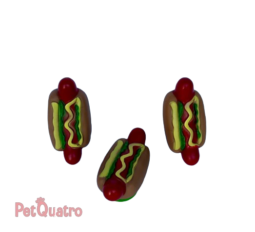 Petquatro SOSİSLİ KÖPEK VİNYL OYUNCAĞI