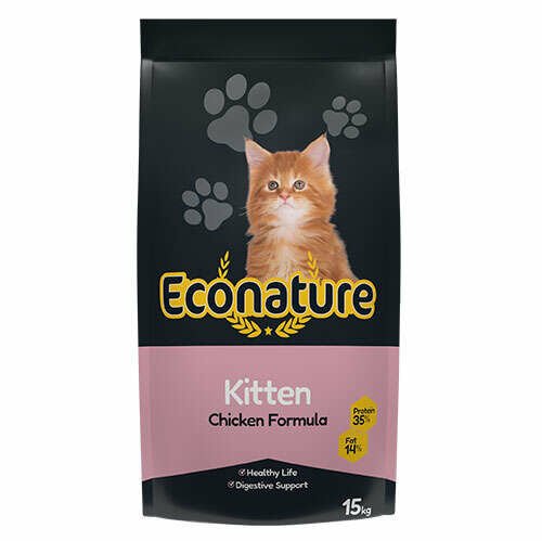 Econature Plus Tavuklu Yavru Kedi Maması 15 Kg