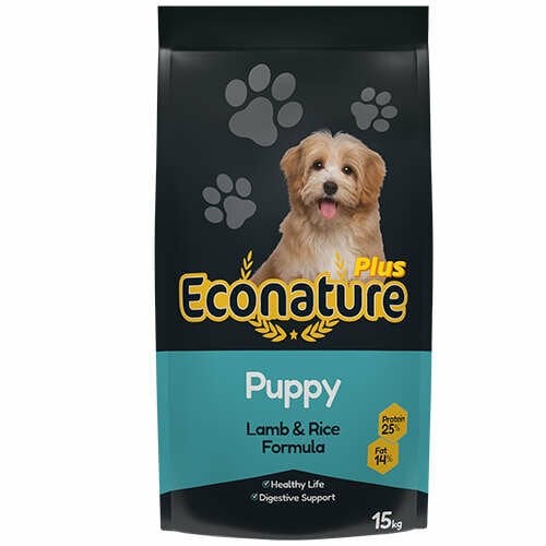 Econature Kuzu Etli ve Pirinçli Yavru Köpek Maması 15 Kg