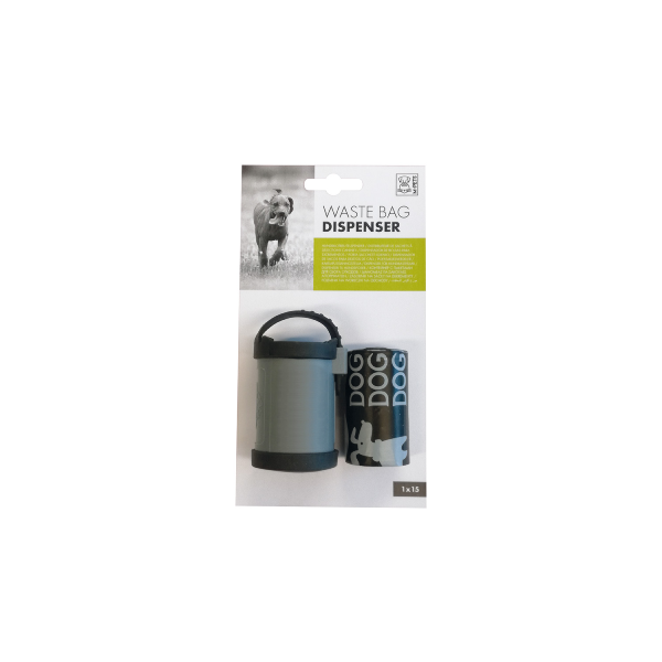 M-Pets Waste Bag Dispancer Dışkı Toplama Seti 1x15