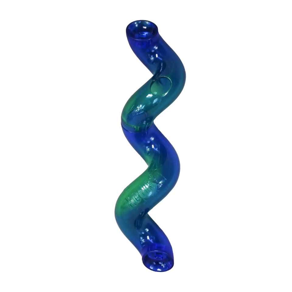 KONG Treat Spiral Köpekler için Spiral Şeklinde Ödül Maması Dağıtma Oyuncağı L
