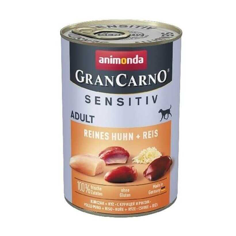 Animonda GranCarno Sensitive Tavuklu ve Patatesli Yetişkin Köpek Konservesi 400g