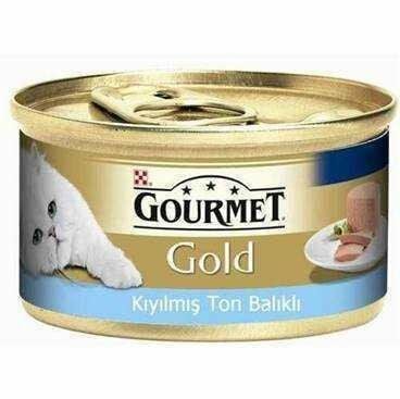 Gourmet Gold Kıyılmış Ton Balıklı Yetişkin Kedi Konservesi 85 Gr
