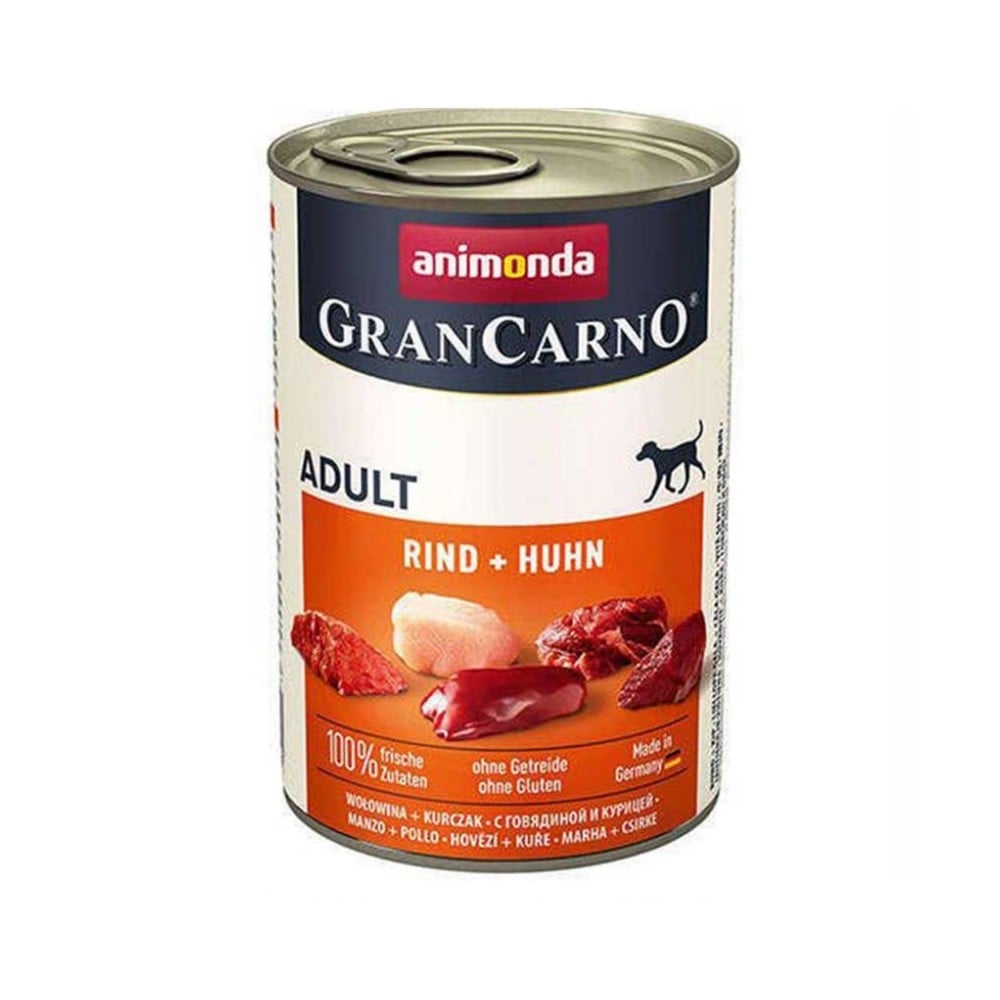 Animonda GranCarno Sığırlı ve Tavuklu Yetişkin Köpek Konservesi 400g