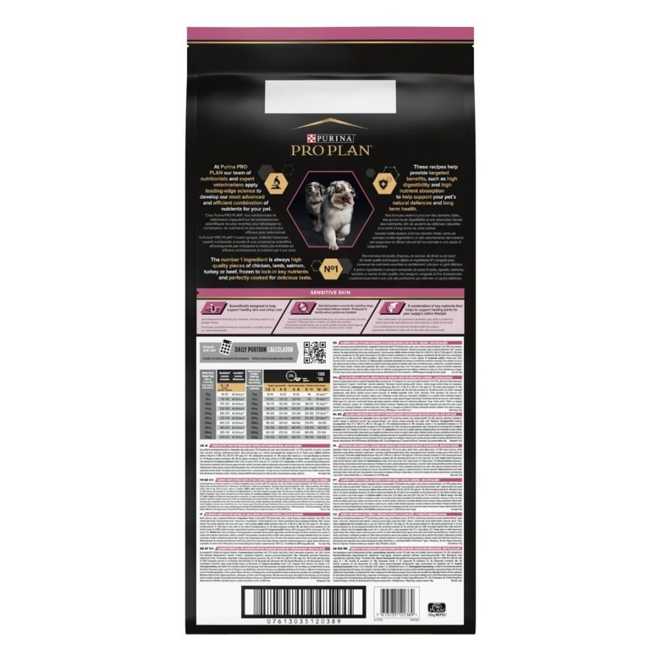 Pro Plan Puppy Medium Sensitive Skin Somonlu Orta Irk Yavru Köpek Maması 12kg