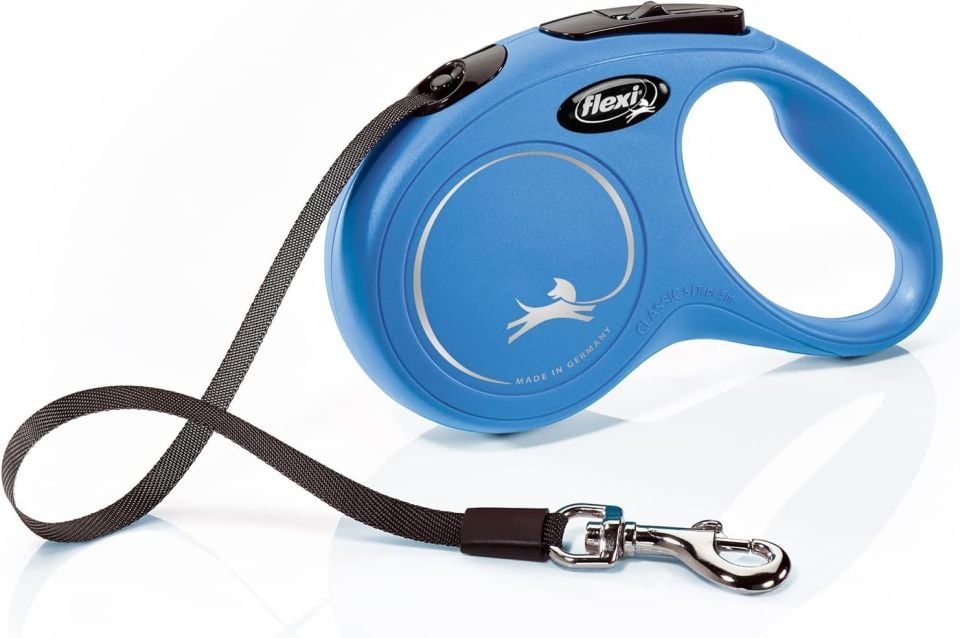 Flexi New Classic S Beden Mavi 5MT Şerit Tasma