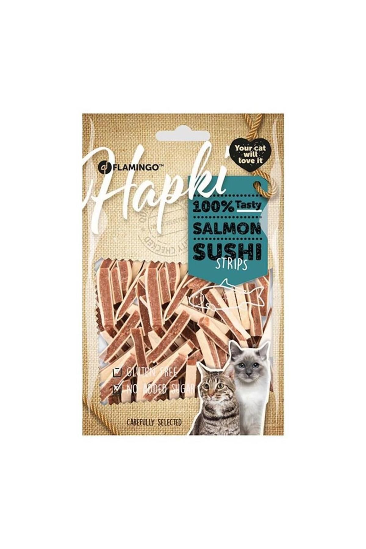 Flamingo Hapki Somon ve Alabalıklı Şerit Kedi Ödül Maması 85 Gr