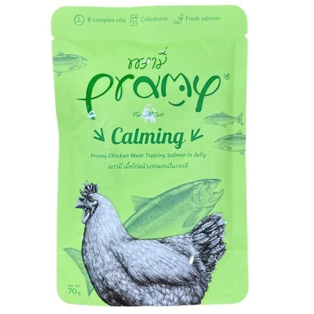Pramy Jöle İçinde Somonlu ve Tavuklu Yetişkin Kedi Maması 70 Gr