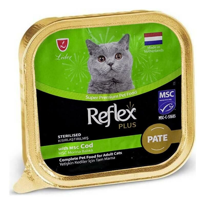 Reflex Plus Pate Balıklı Kısır Kedi Konservesi 85 Gr