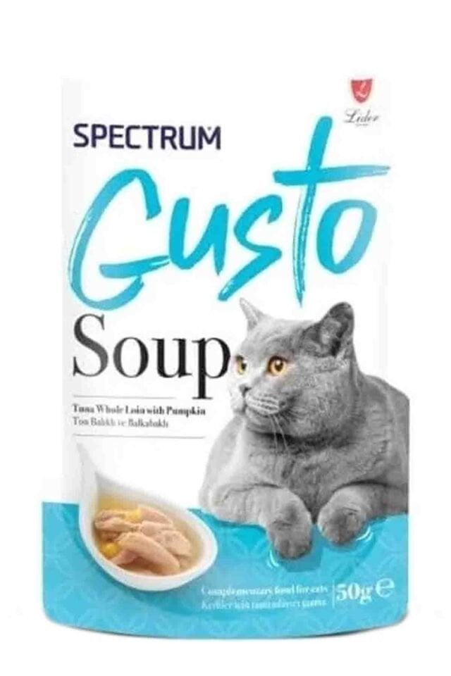 Spectrum Gusto Ton Balıklı ve Bal Kabaklı Kedi Çorbası 50 Gr