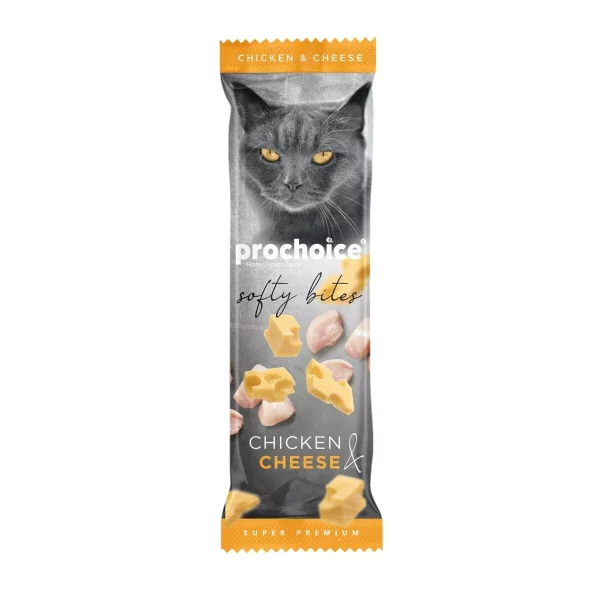 Prochoice Soft Bites Tavuk ve Peynirli Yumuşak Kedi Ödülü 10gr