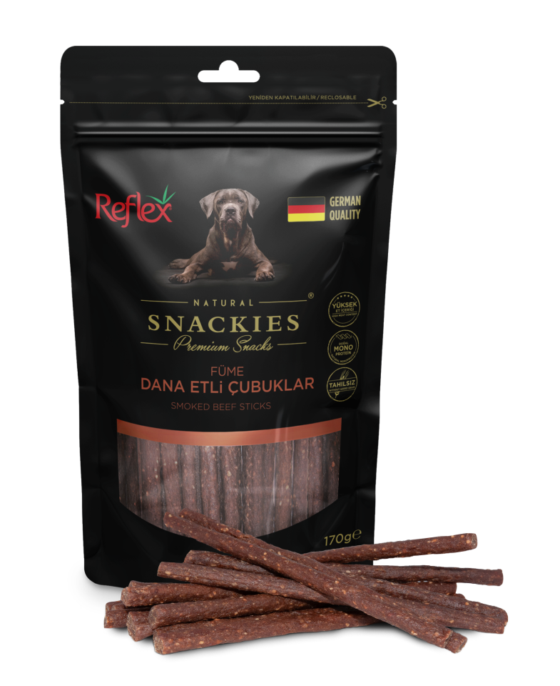Reflex Snackies Füme Dana Etli Çubuklar 170 Gr