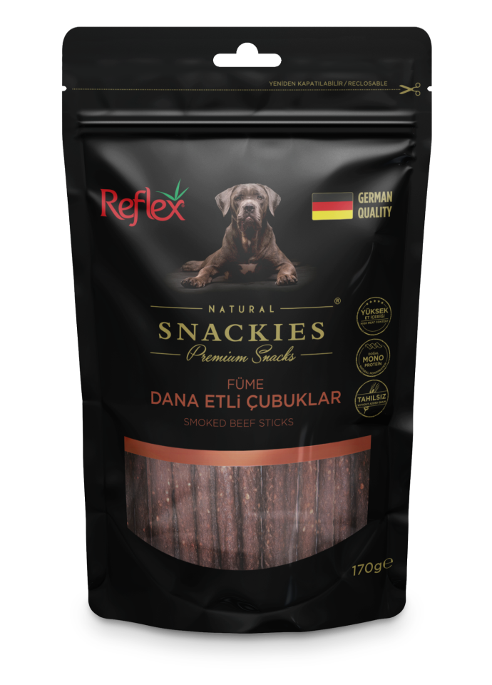 Reflex Snackies Füme Dana Etli Çubuklar 170 Gr