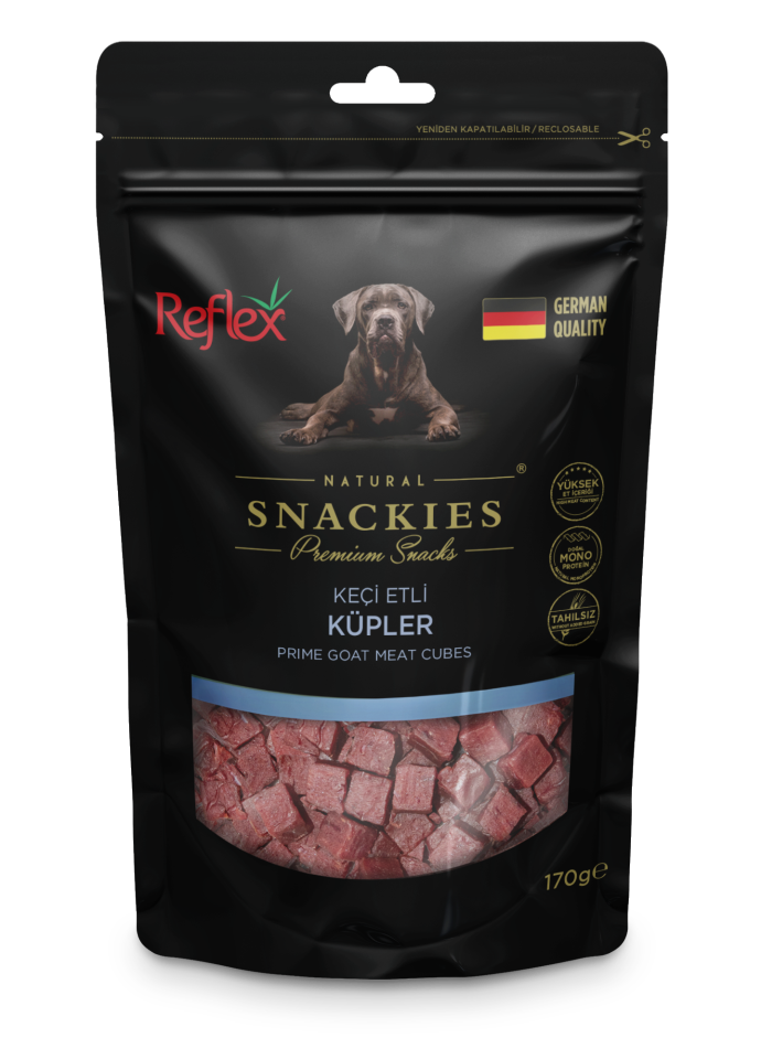 Reflex Snackies Keçi Etli Küpler 170 Gr