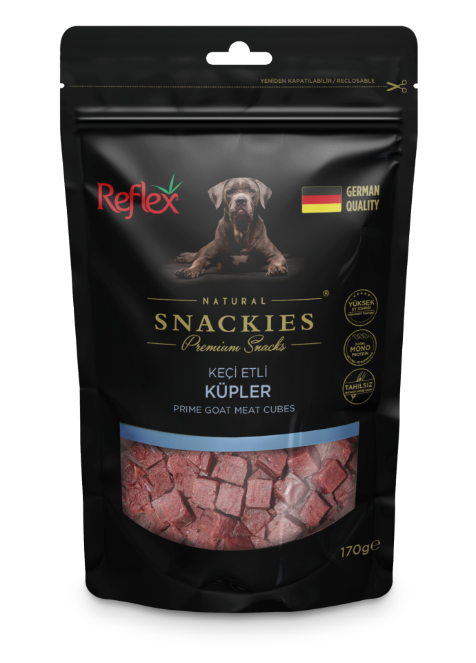 Reflex Snackies Keçi Etli Küpler 170 Gr