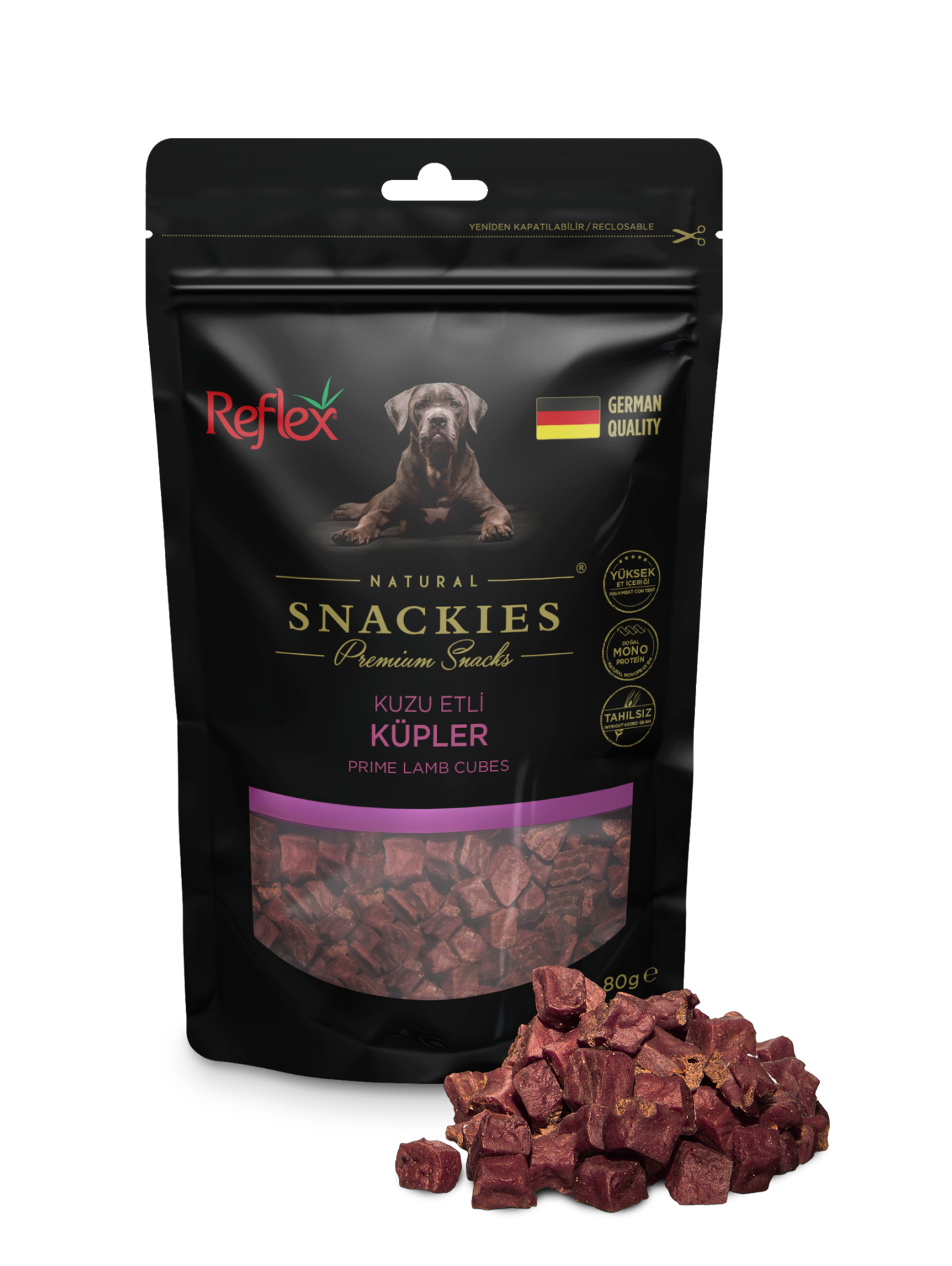Reflex Snacikeis Kuzu Etli Küpler 80 Gr