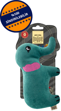 Doggie Köpek Oyuncağı Peluş Fil 15Cm