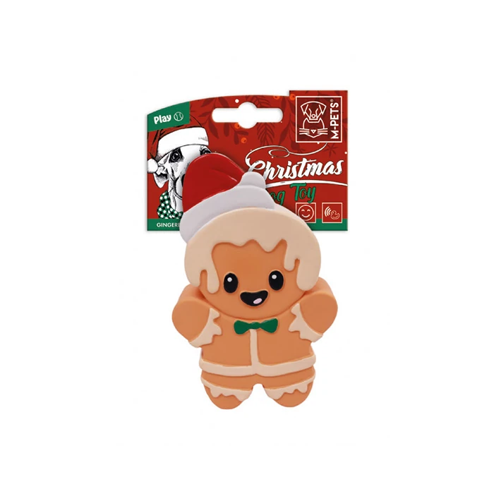 M-Pets Christmas  Zencefilli Kurabiye Adam Köpek Oyuncağı