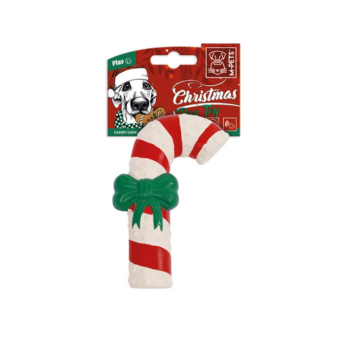 M-Pets Christmas Şeker Kamışı Köpek Oyuncağı