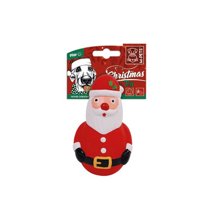 M-Pets Christmas Noel Baba Köpek Oyuncağı