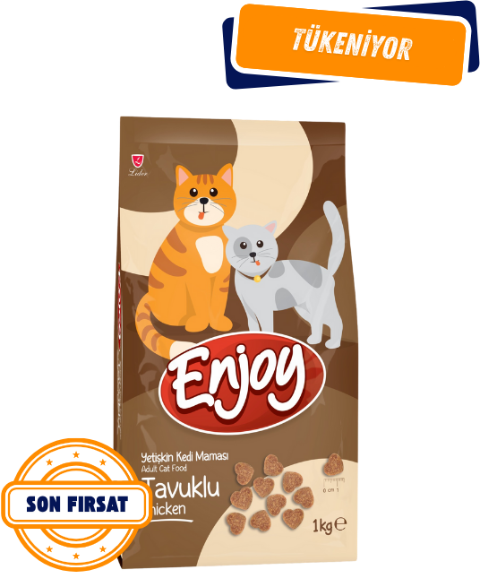 Enjoy Tavuklu Yetişkin Kedi Maması 1 Kg