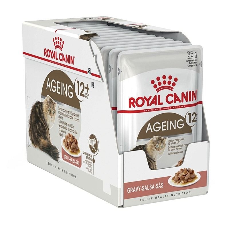 Royal Canin 12 yaş ve Üzeri Kediler için Yaş Kedi Maması 12x85g