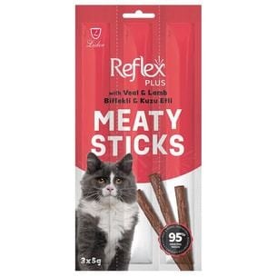 Reflex Plus Biftekli Ve Kuzu Çubuk Etli Yetişkin Kedi 3X5 G