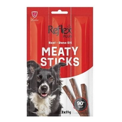 Reflex Plus Biftekli Yetişkin Çubuk Yetişkin Köpek 3X11 G