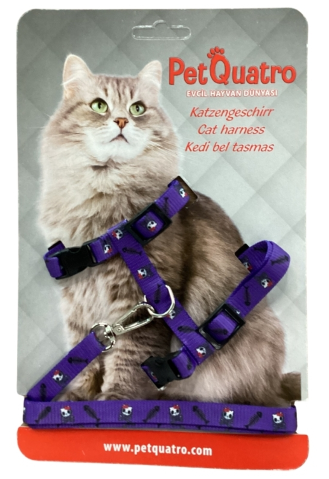 PetQuatro Kedi Göğüs Tasması