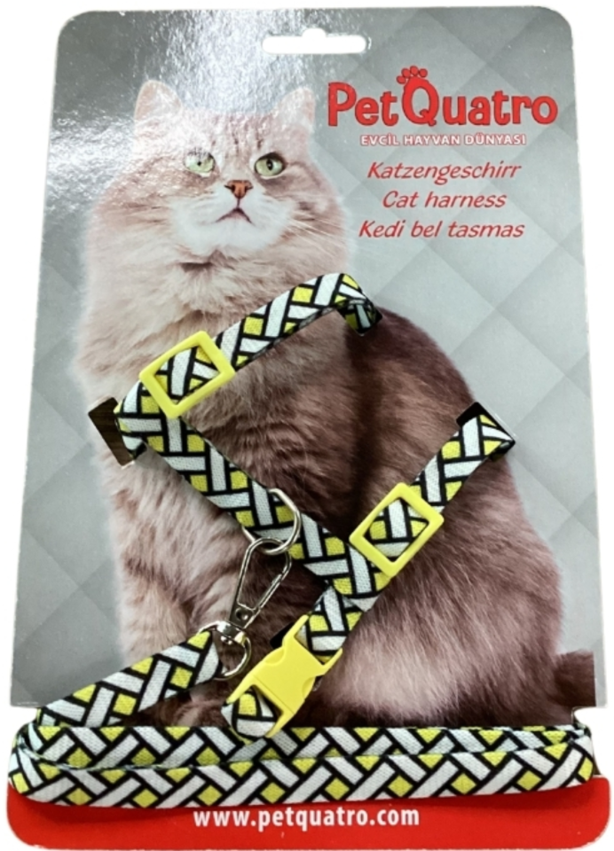 PetQuatro Kedi Göğüs Tasması