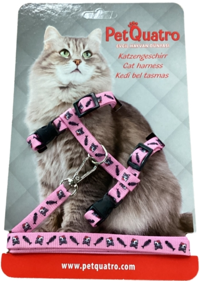 PetQuatro Kedi Göğüs Tasması