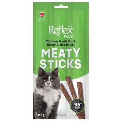 Reflex Plus Tavuklu Ve Ördek Etli Çubuk Yetişkin Kedi 3X5 G