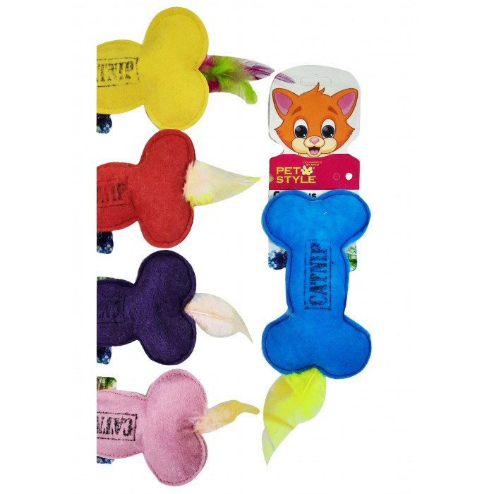 Pet Style Kemik Şeklinde Catnipli Kedi Oyuncağı