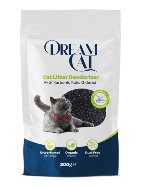Dream Cat Aktif Karbonlu Kedi Kumu Koku Giderici 200 Gr