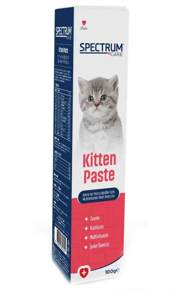 Spectrum Care Anne Ve Yavru Kediler İçin Multivitaminli Malt Paste 100 Gr