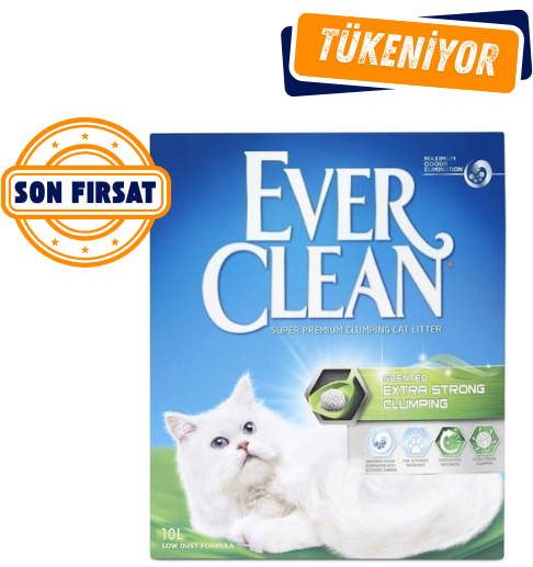 Ever Clean Ekstra Güçlü Topaklanan Kokusuz Kedi Kumu 10 Lt